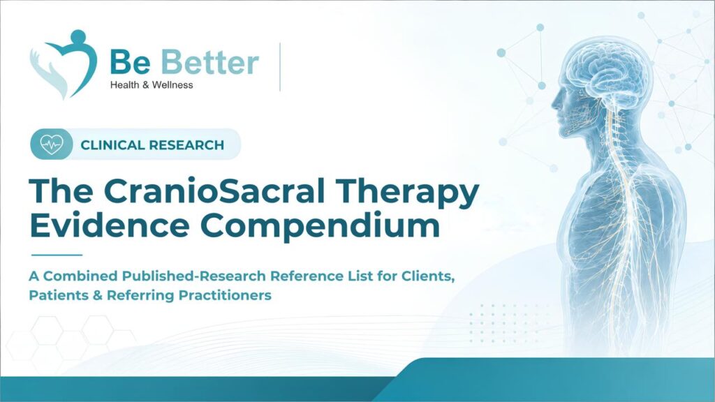 The CranioSacral Therapy Evidence Compendium